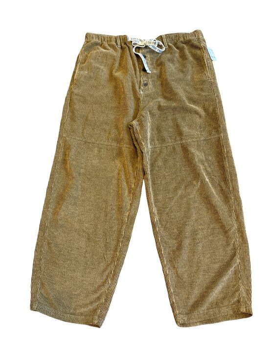 We The Free People Roscoe Pull-On Straight Textured Cotton Pants Size XL NWT - Picture 2 of 15